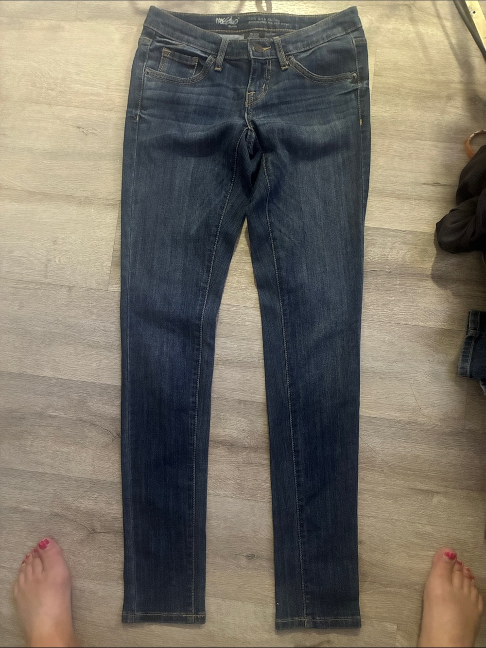 Mossimo Supply Co. Women's Dark Indigo Skinny Jeans